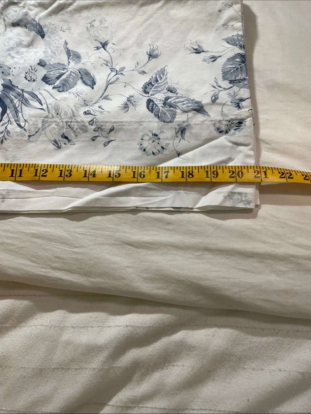 Cabbages & Roses Blue Floral 100% Cotton King pillowcases- Classic Floral Print